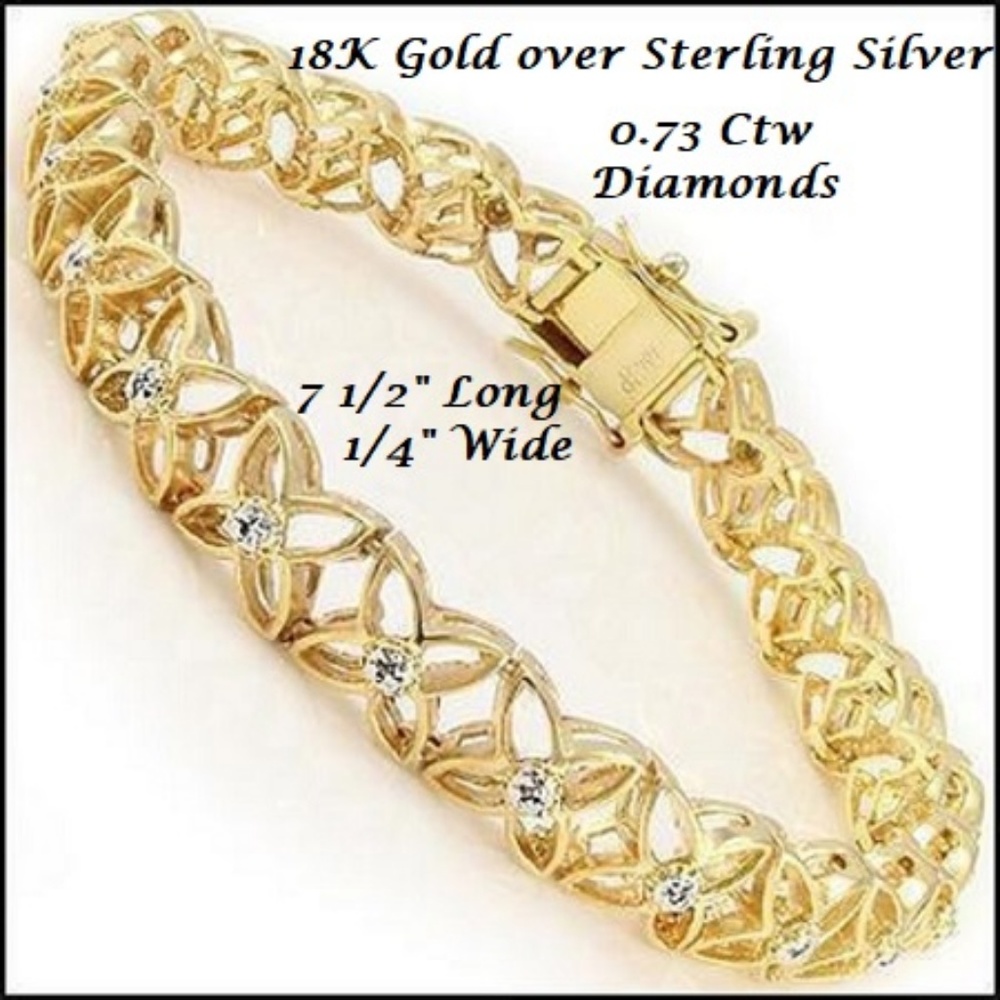 Simple Elegance - Diamond Bracelet